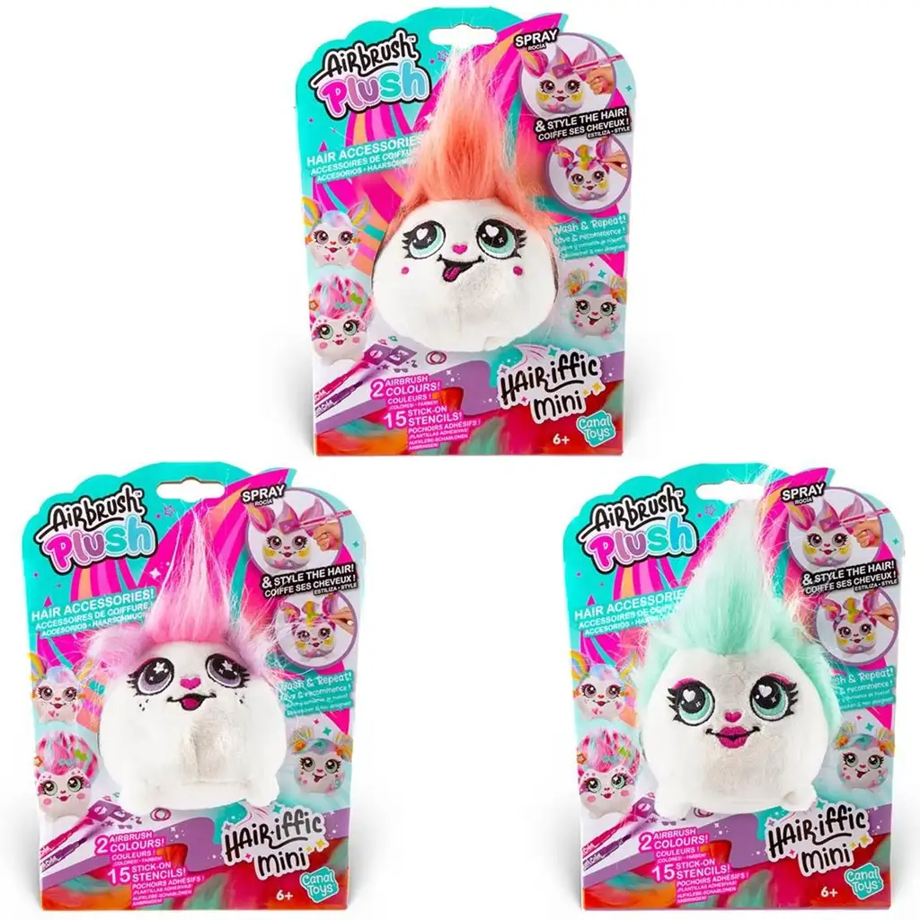 imagen de Animales de peluche Airbrush coloreables en varias versiones 1ud 1