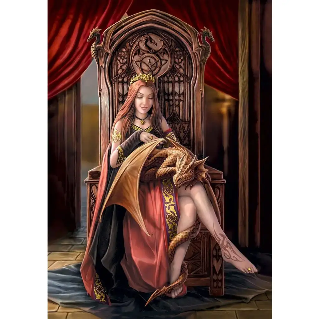 imagen de Anne Stokes Amigos para siempre puzzle de 1000 piezas - Clementoni 2