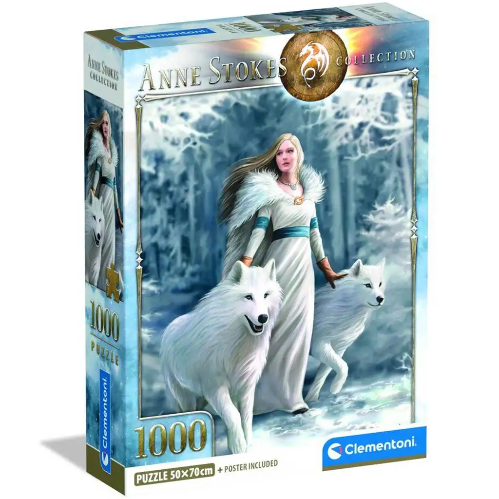 imagen de Anne Stokes – Guardianes del Invierno puzzle de 1000 piezas - Clementoni 1