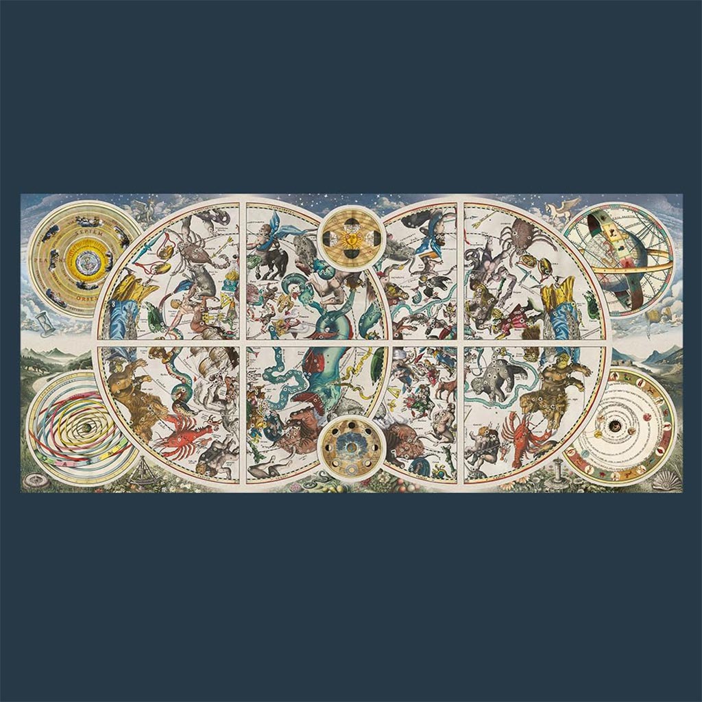 imagen de Antiguos mapas astronómicos 9000 piezas UFT puzzle - Trefl 2
