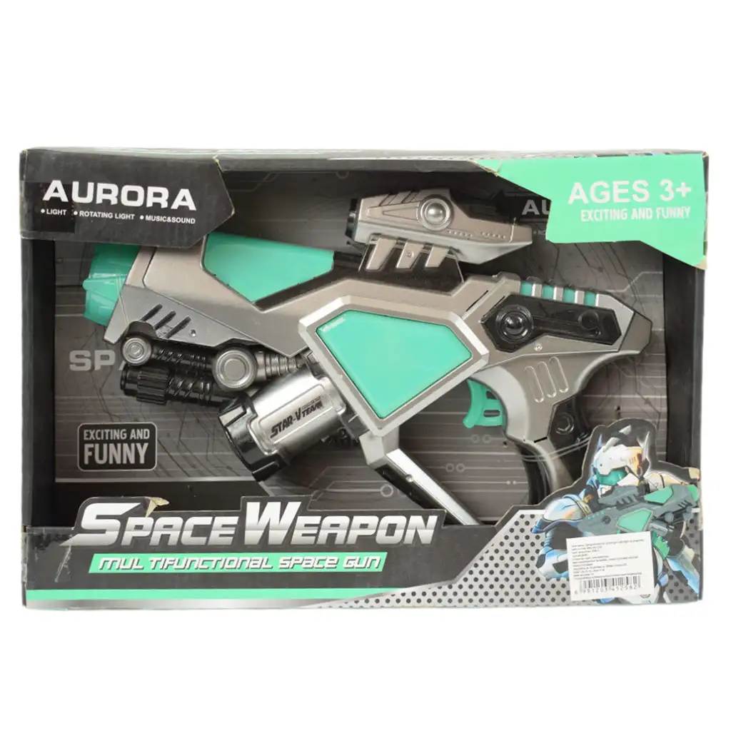 imagen de Arma Espacial: Arma Aurora con luz y sonido 28cm 7