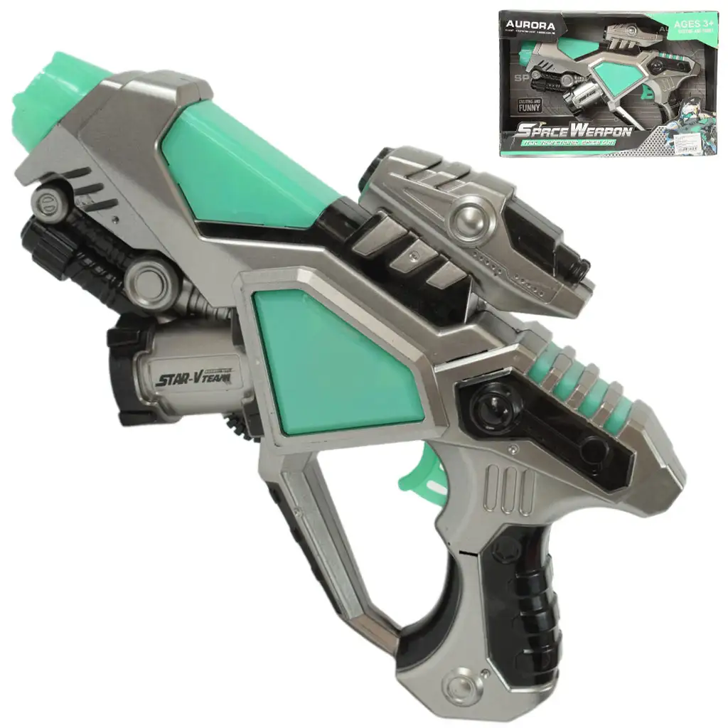 imagen de Arma Espacial: Arma Aurora con luz y sonido 28cm 1