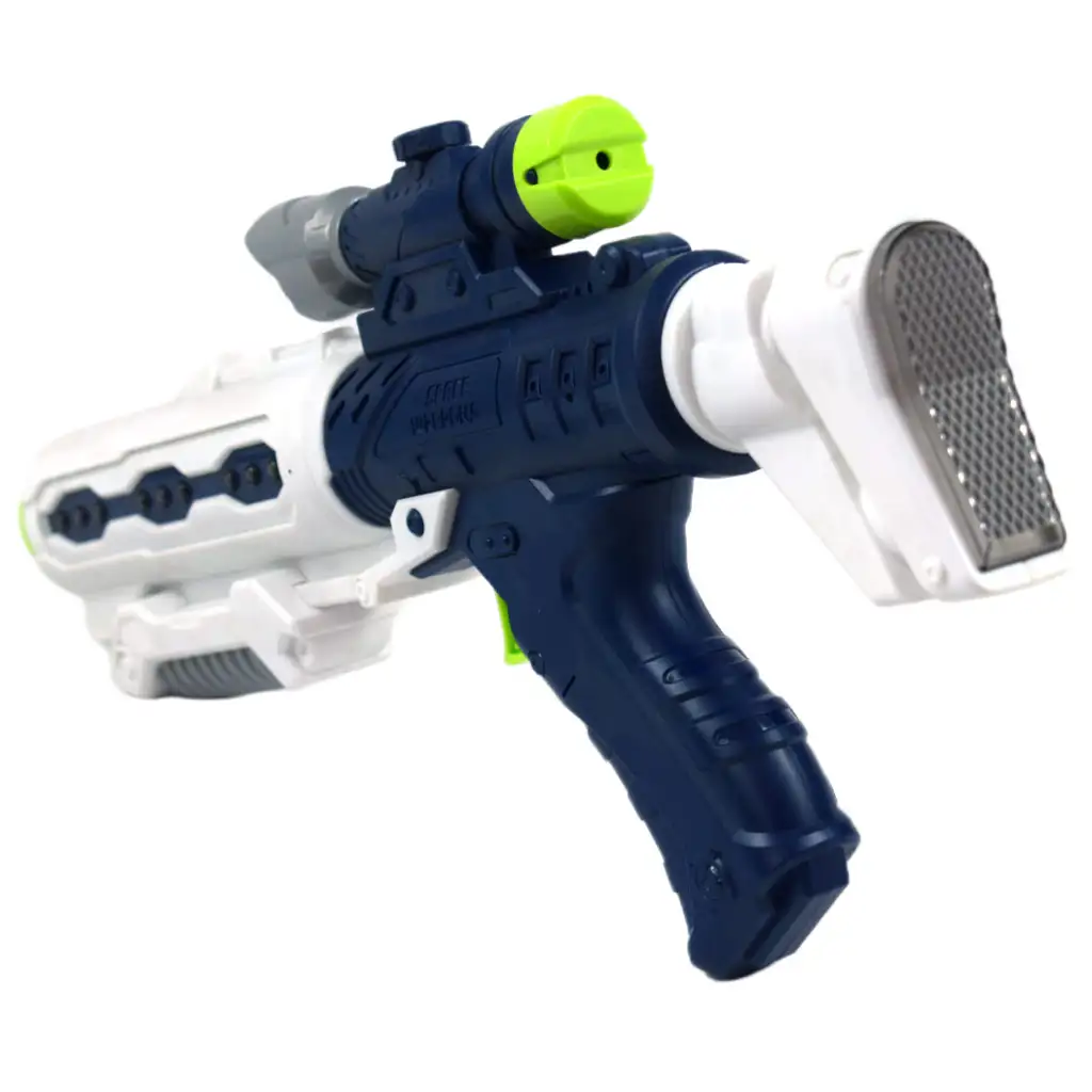 imagen de Arma Espacial: Arma de proyector con figura de robot, luz y sonido 34cm 4