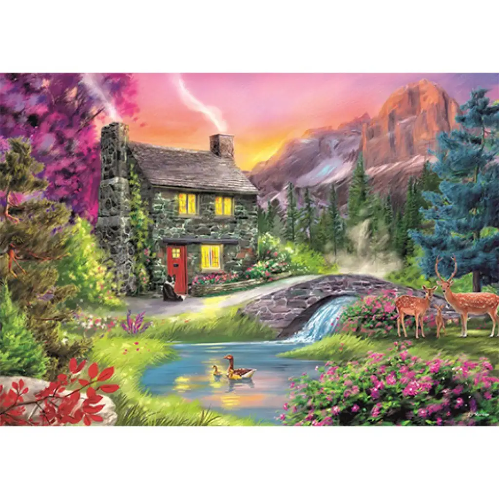 imagen de Armonía en las montañas puzzle de 500 piezas - Trefl 2