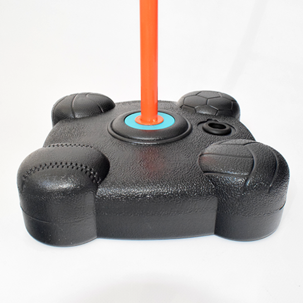 imagen de Aro de baloncesto ajustable con soporte y balón 141-109 cm 3