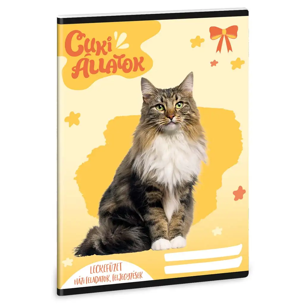 imagen de Ars Una: Animales adorables - Cuaderno de Noruega de gato montés de 38 hojas A/5 1