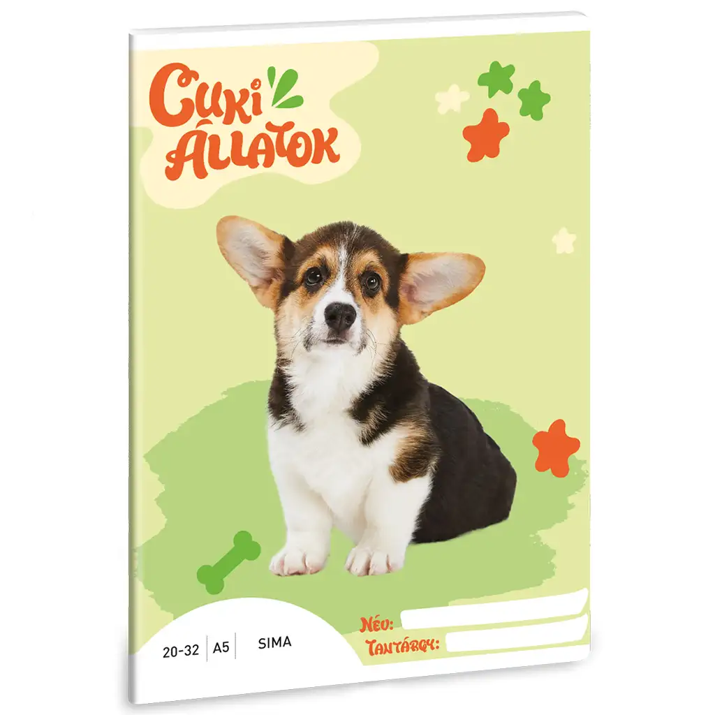 imagen de Ars Una: Animales adorables - Welsh Corgi cuaderno liso A/5 1