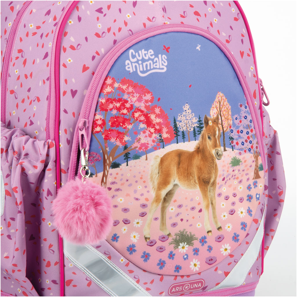 imagen de Ars Una: Animales Lindos-Caballo mochila anatómica 33x42x21cm 4