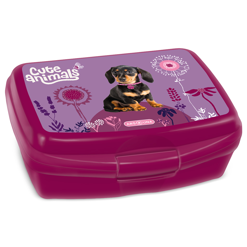 imagen de Ars Una: Animales Lindos - Caja de Almuerzo de Perro Dachshund 1
