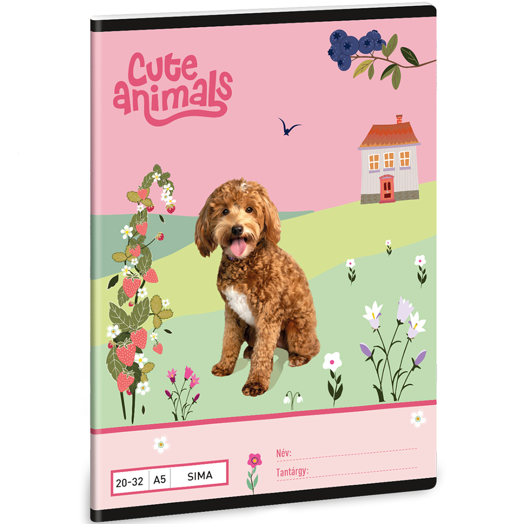imagen de Ars Una: Animales Lindos - Cuaderno Liso A/5 20-32 1