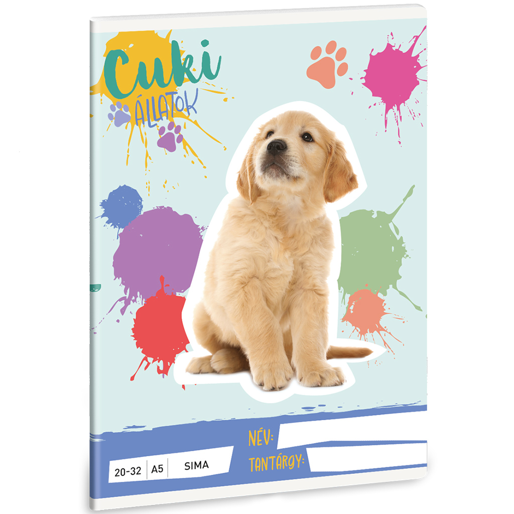 imagen de Ars Una: Animales Lindos - cuaderno liso A/5 20-32 1