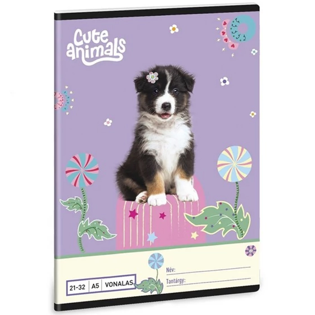 imagen de Ars Una: Animales Lindos - Cuaderno Rayado A/5 21-32 1