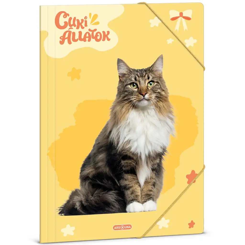 imagen de Ars Una: Animales Lindos – Gato de Bosque Noruego A/4 con goma 1