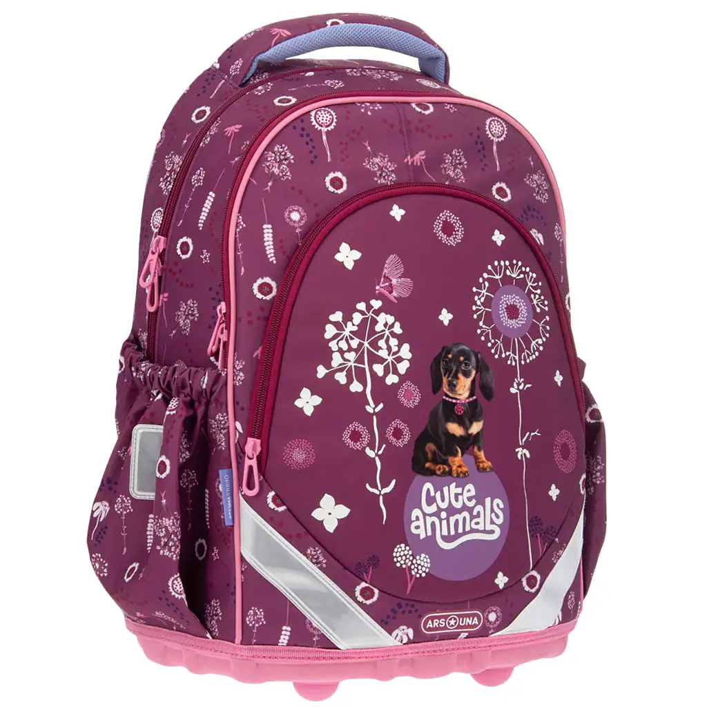 imagen de Ars Una: Animales Lindos - Mochila anatómica con diseño de cachorro de teckel 33x42x21cm 1