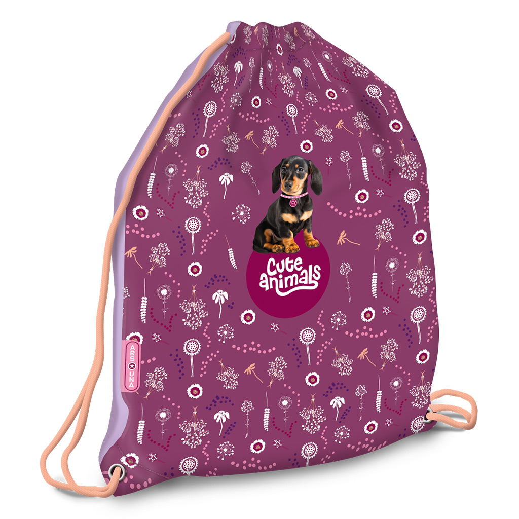 imagen de Ars Una: Animales Lindos - Mochila de deporte de cachorro 32x42cm 1