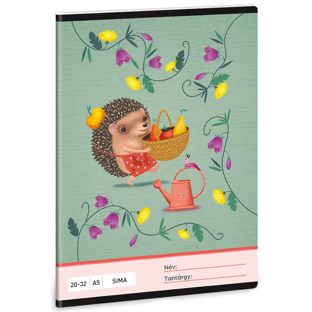 imagen de Ars Una: Apple Pie erizo cuaderno liso A/5 20-32 1