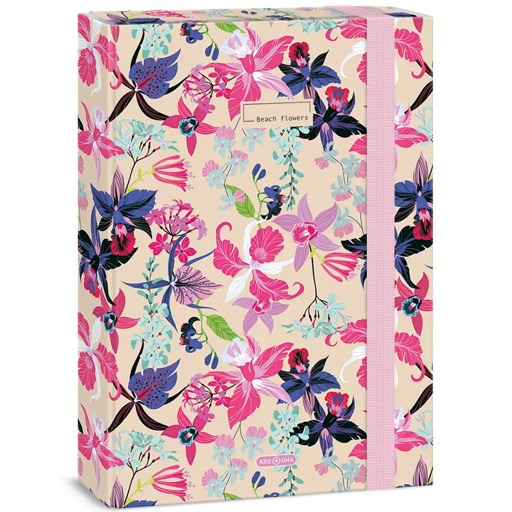 imagen de Ars Una: Beach Flowers A/4 caja de cuadernos 1