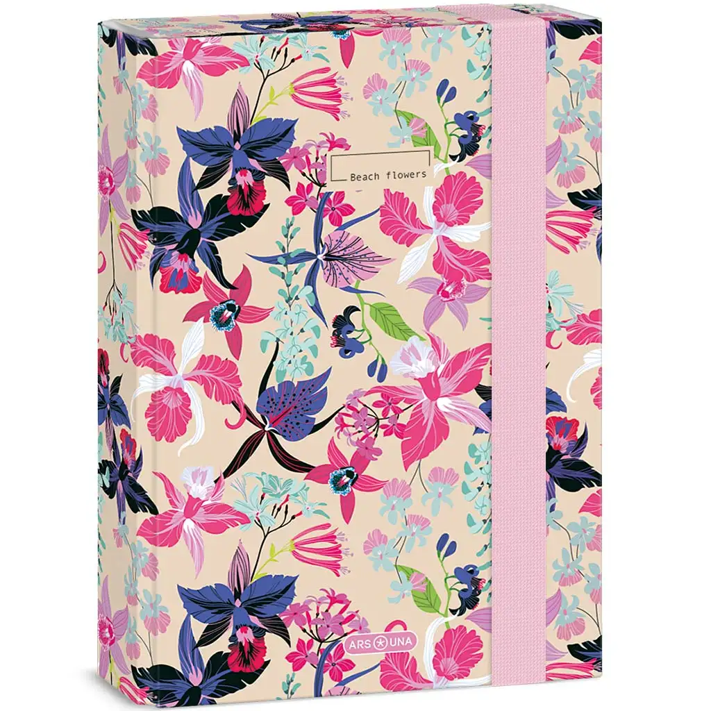 imagen de Ars Una: Beach Flowers A/5 caja de cuadernos 1