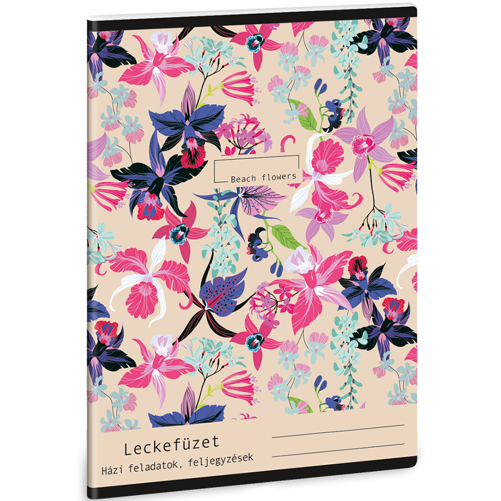 imagen de Ars Una: Beach Flowers cuaderno floral A/5 1