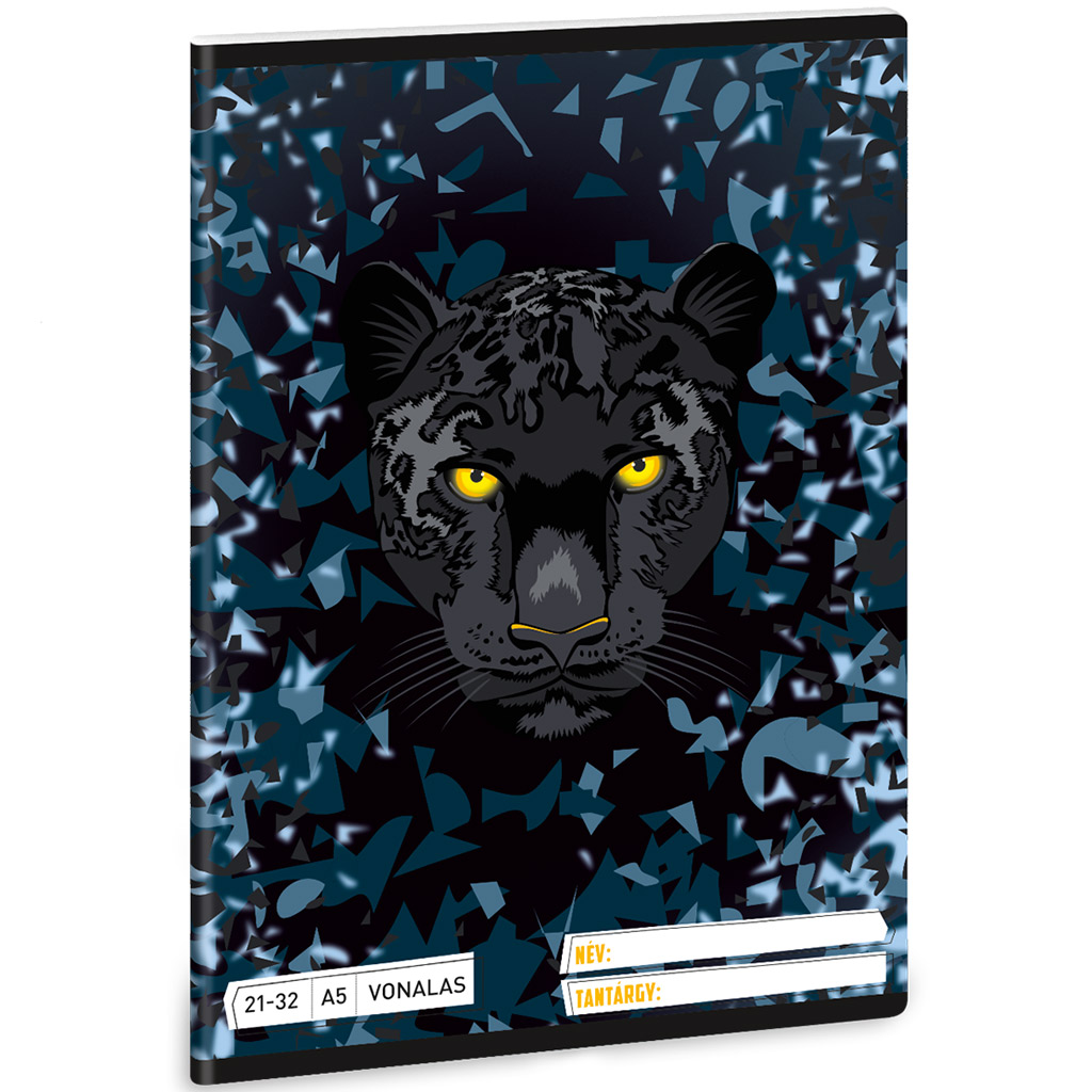 imagen de Ars Una: Black Panther A/5 cuaderno de líneas 21-32 1