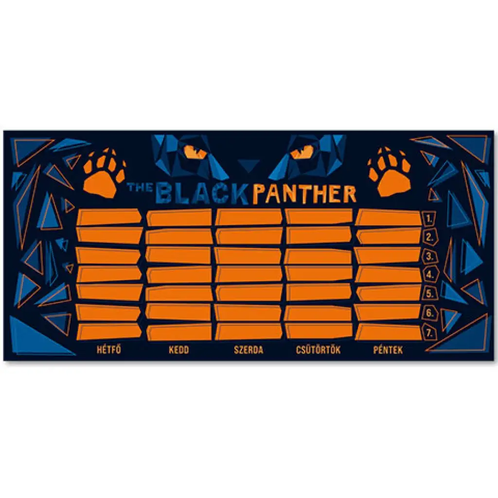 imagen de Ars Una: Black Panther calendario escolar reversible 1