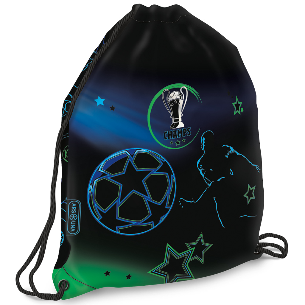imagen de Ars Una: Bolsa de deporte de fútbol Champs, mochila 32x42cm 1