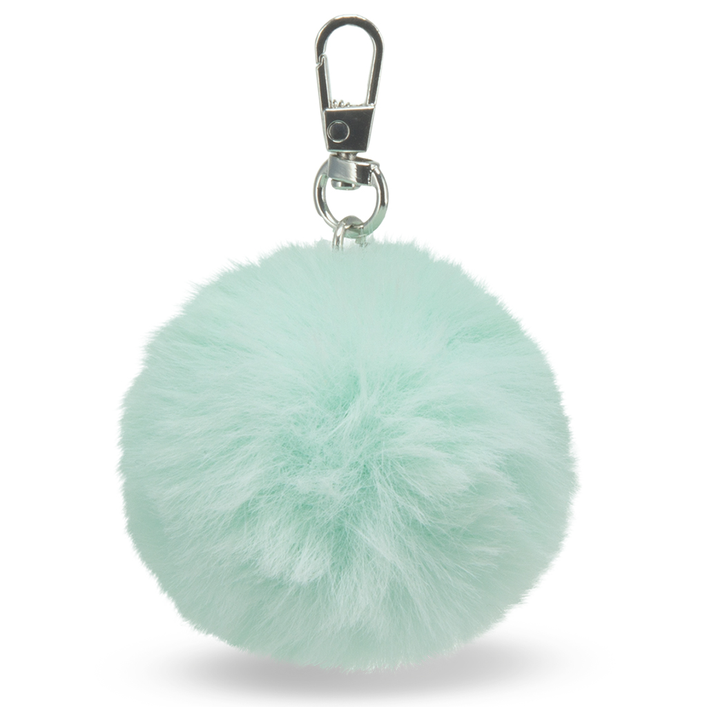imagen de Ars Una: Bolsa pompon en color turquesa de 7cm 1