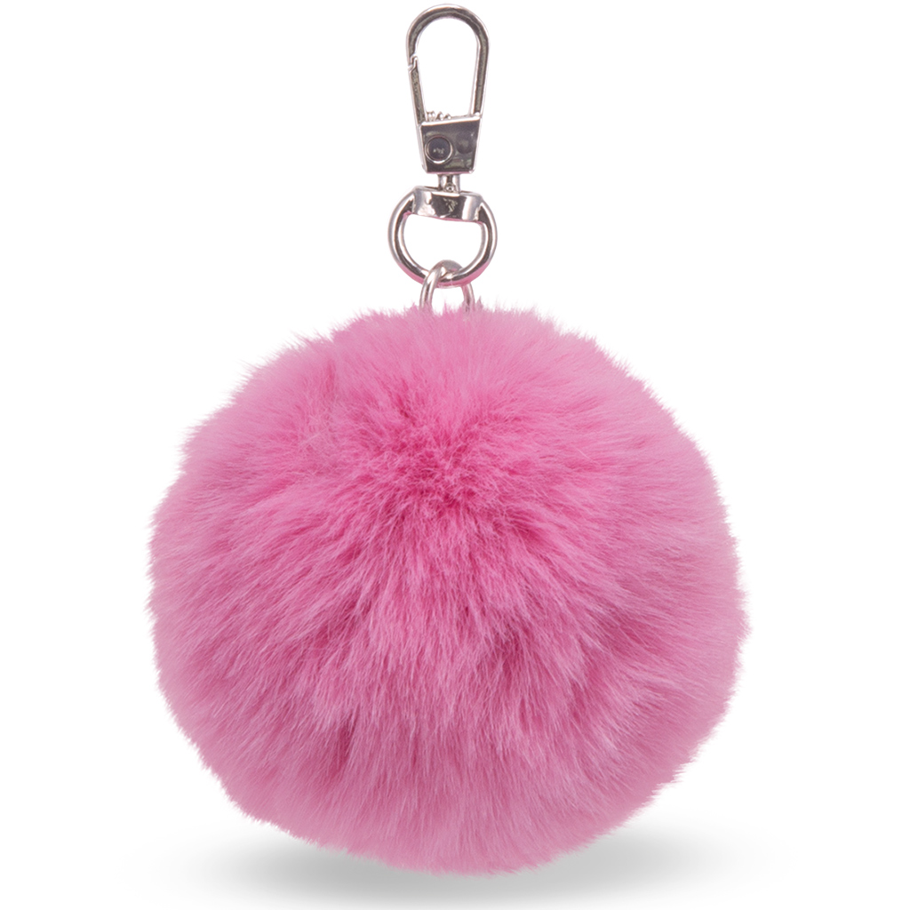 imagen de Ars Una: Bolsa pompon rosa de 7 cm 1