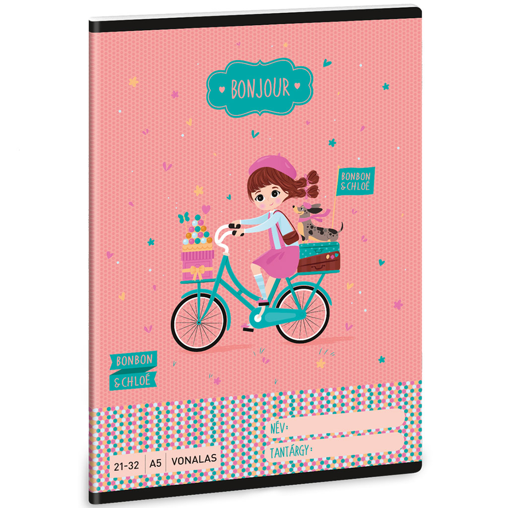 imagen de Ars Una: Bonjour cuaderno de líneas A/5 21-32 1