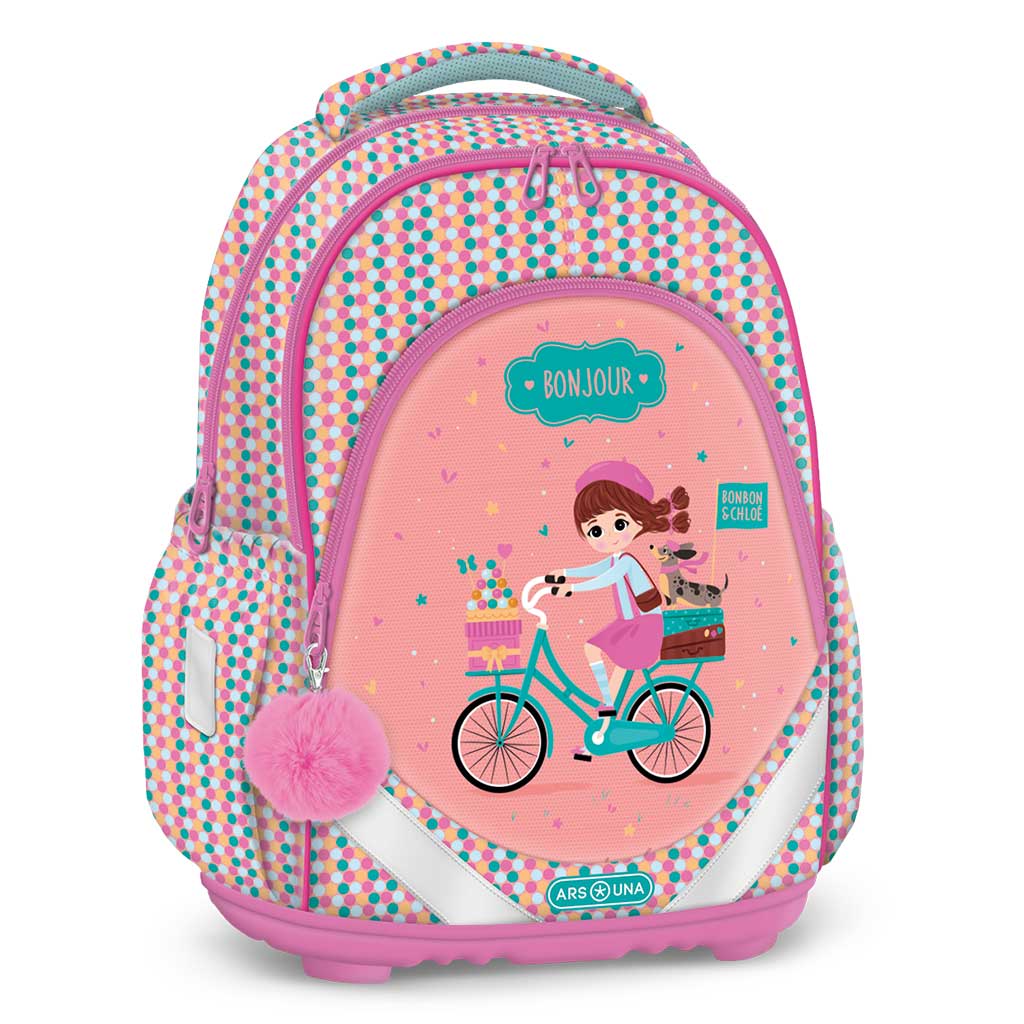 imagen de Ars Una: Bonjour mochila escolar anatómica, mochila 33×43×22cm 1