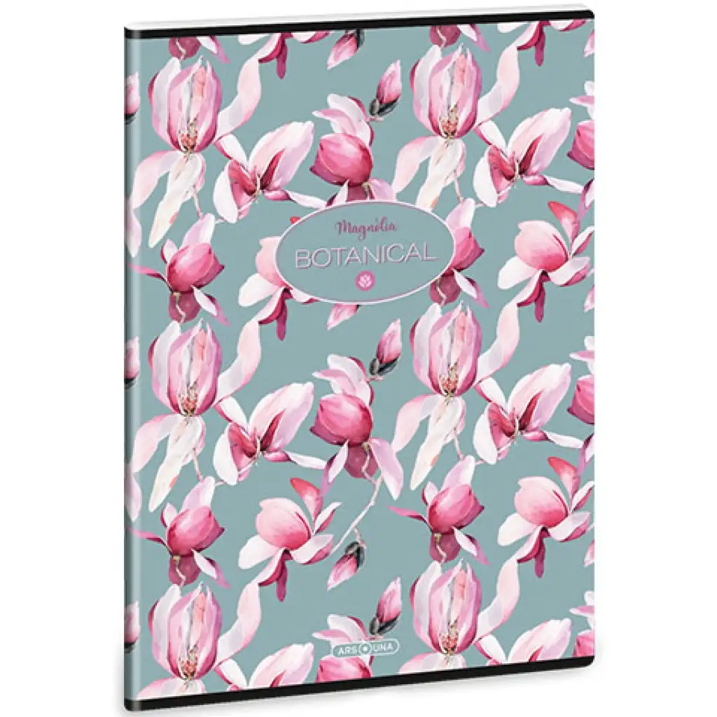 imagen de Ars Una: Botanical Mangolia cuaderno de cuadros extra con ganchos de 40 hojas A/4 1