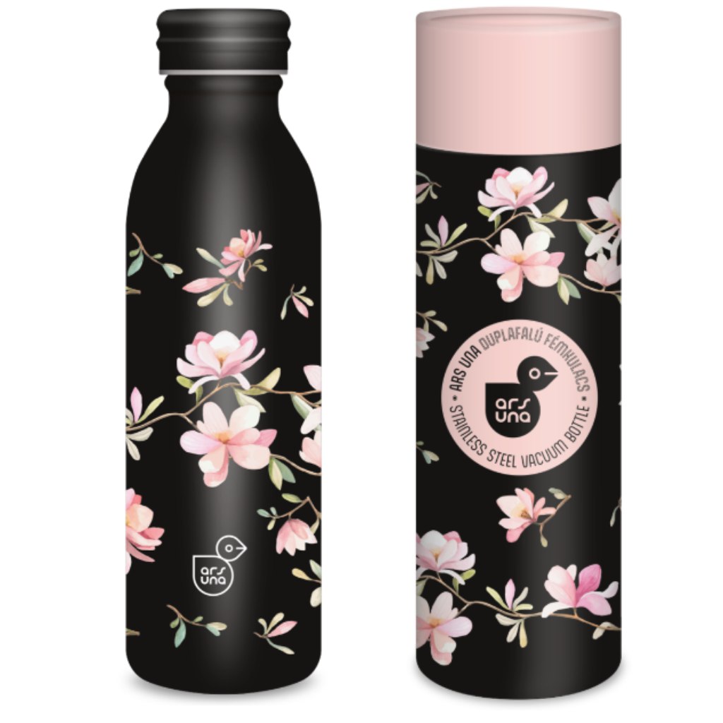 imagen de Ars Una Botella de acero inoxidable de doble pared Magnolia 600ml 1