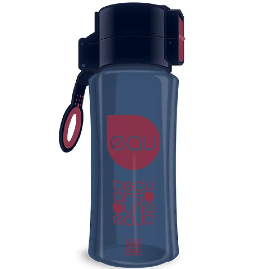 imagen de Ars Una: Botella de agua gris oscuro libre de BPA 450ml 1