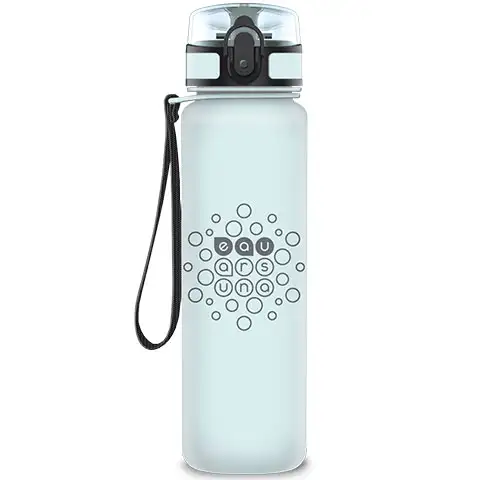 imagen de Ars Una: Botella de agua mate azul claro libre de BPA 600ml 1