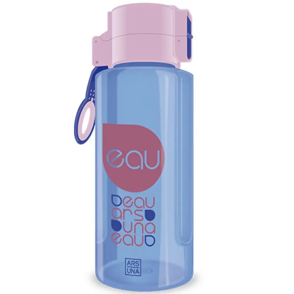 imagen de Ars Una: Botella de agua rosa y azul sin BPA 650ml 1