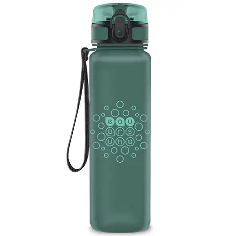 imagen de Ars Una: Botella de agua verde pino mate BPA-free 600ml 1