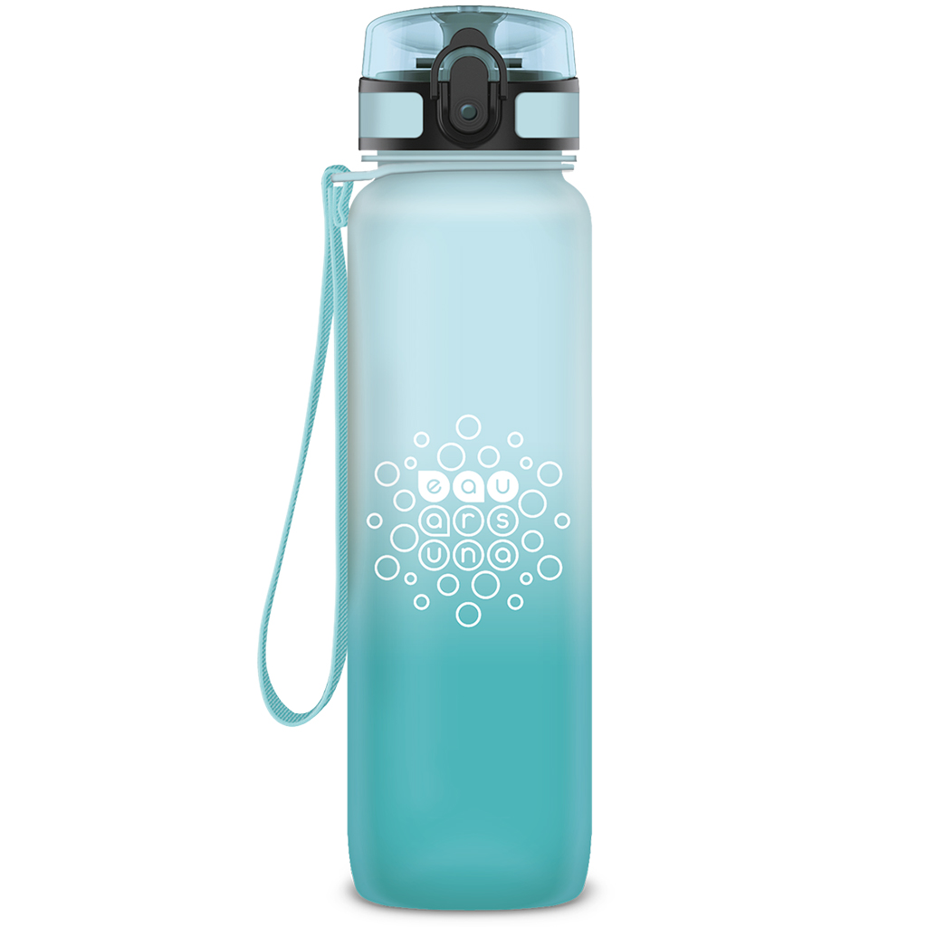 imagen de Ars Una: Botella de motivación mate de color degradado sin BPA - 1000 ml - Hielo 1