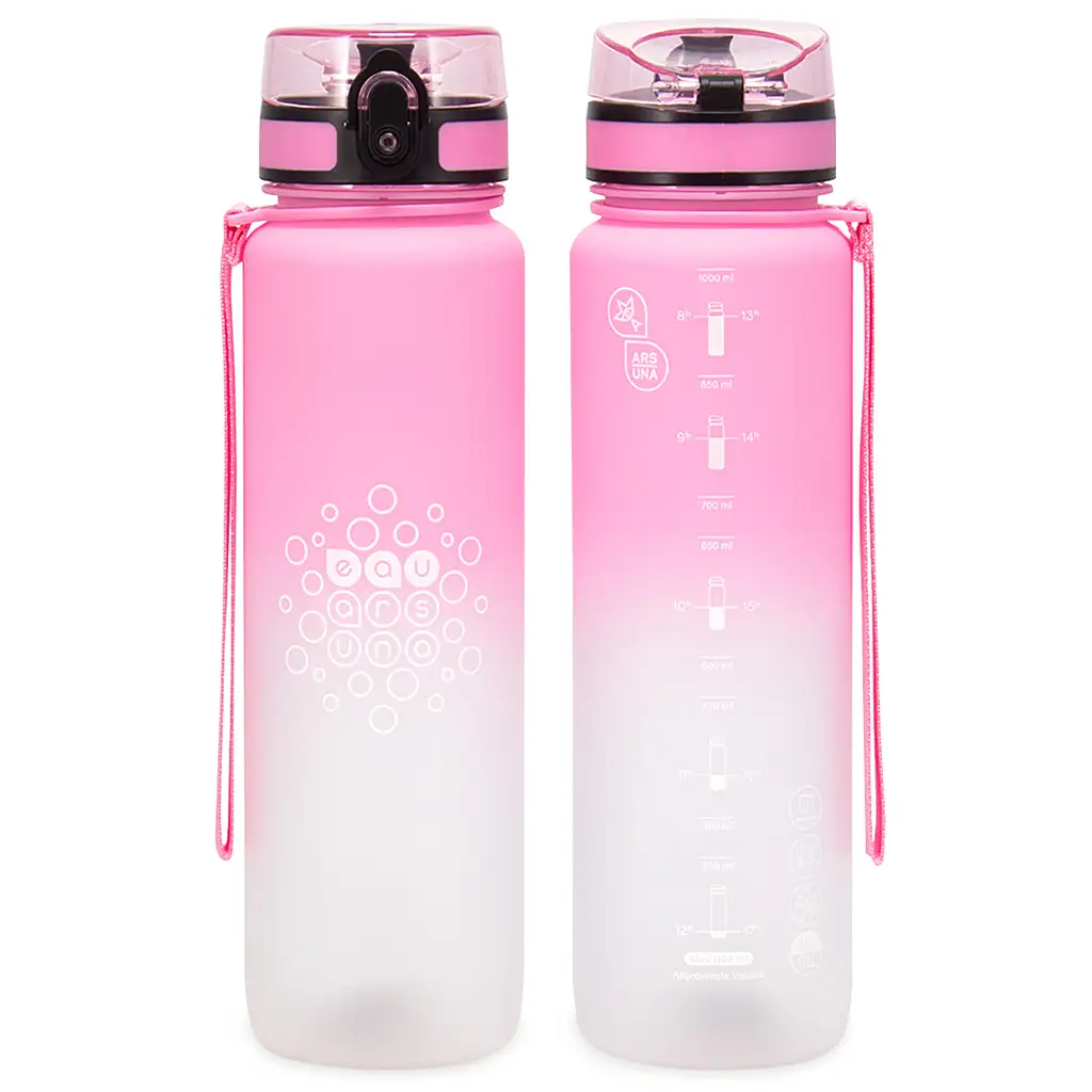 imagen de Ars Una: Botella motivacional Candy Floss sin BPA 1000ml 2