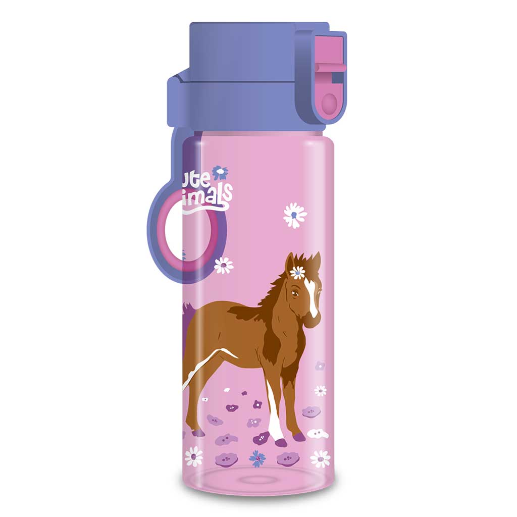 imagen de Ars Una: Botellas de agua BPA libres con diseño de caballo de animales lindos 475ml 1