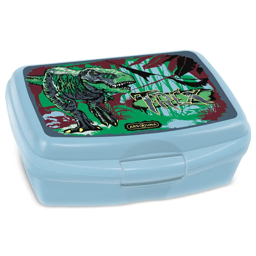 imagen de Ars Una: Caja de almuerzo de T-Rex de dinosaurio 16,5x6x13,5cm 1