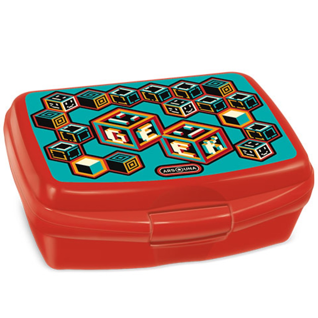 imagen de Ars Una: Caja de almuerzo Geek naranja 1