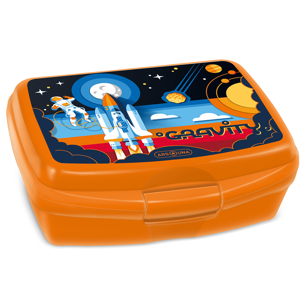 imagen de Ars Una: Caja de almuerzo Gravity astronauta 16,5x6x13,5cm 1