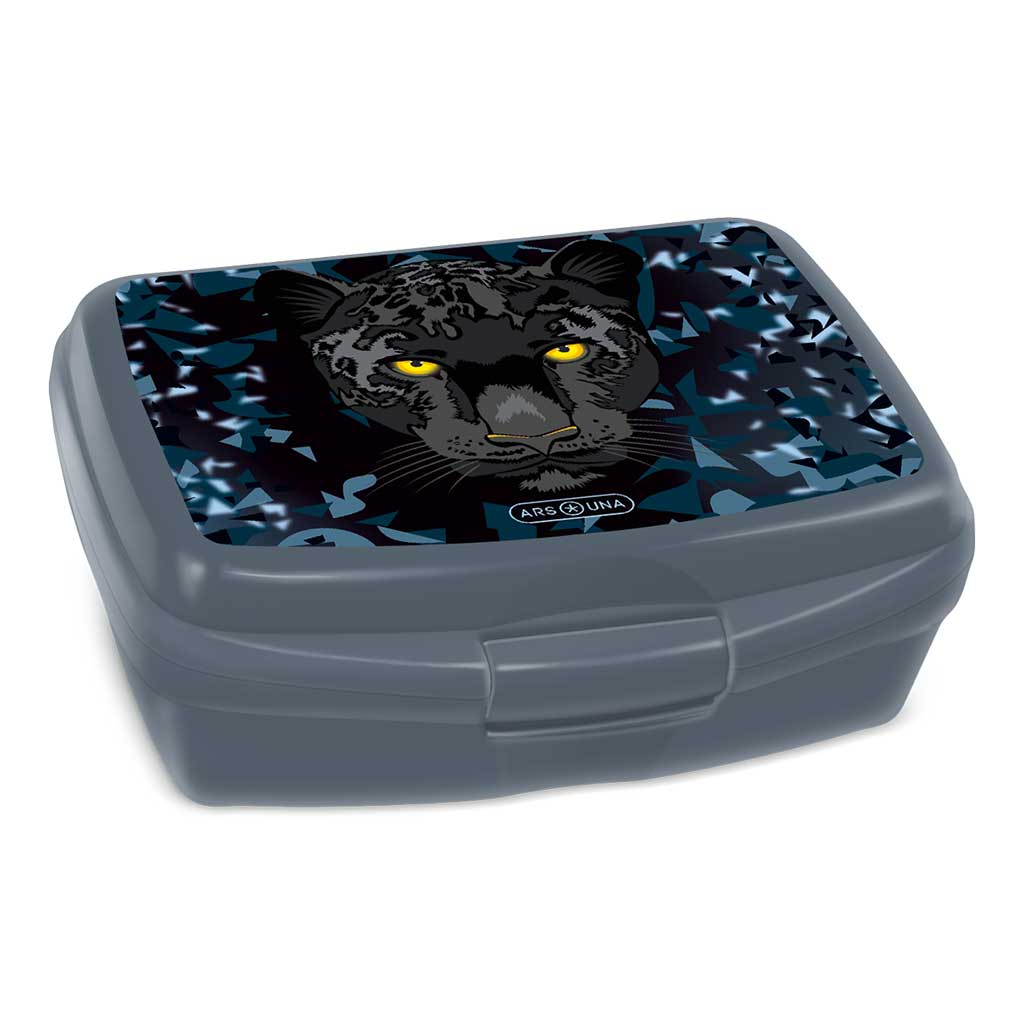imagen de Ars Una: Caja de almuerzo Pantera Negra 16,5x6x13,5cm 1
