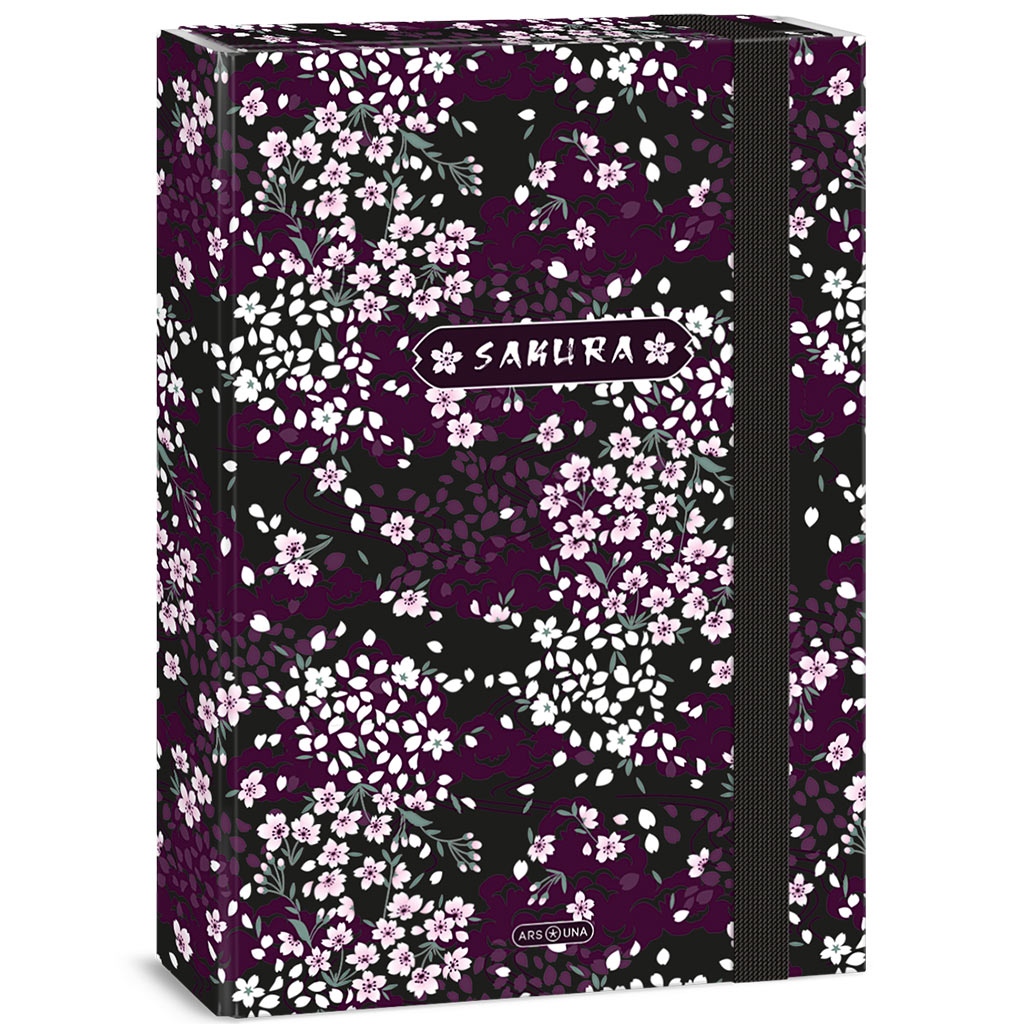 imagen de Ars Una: Caja de cuadernos con flores de Sakura A/4 1