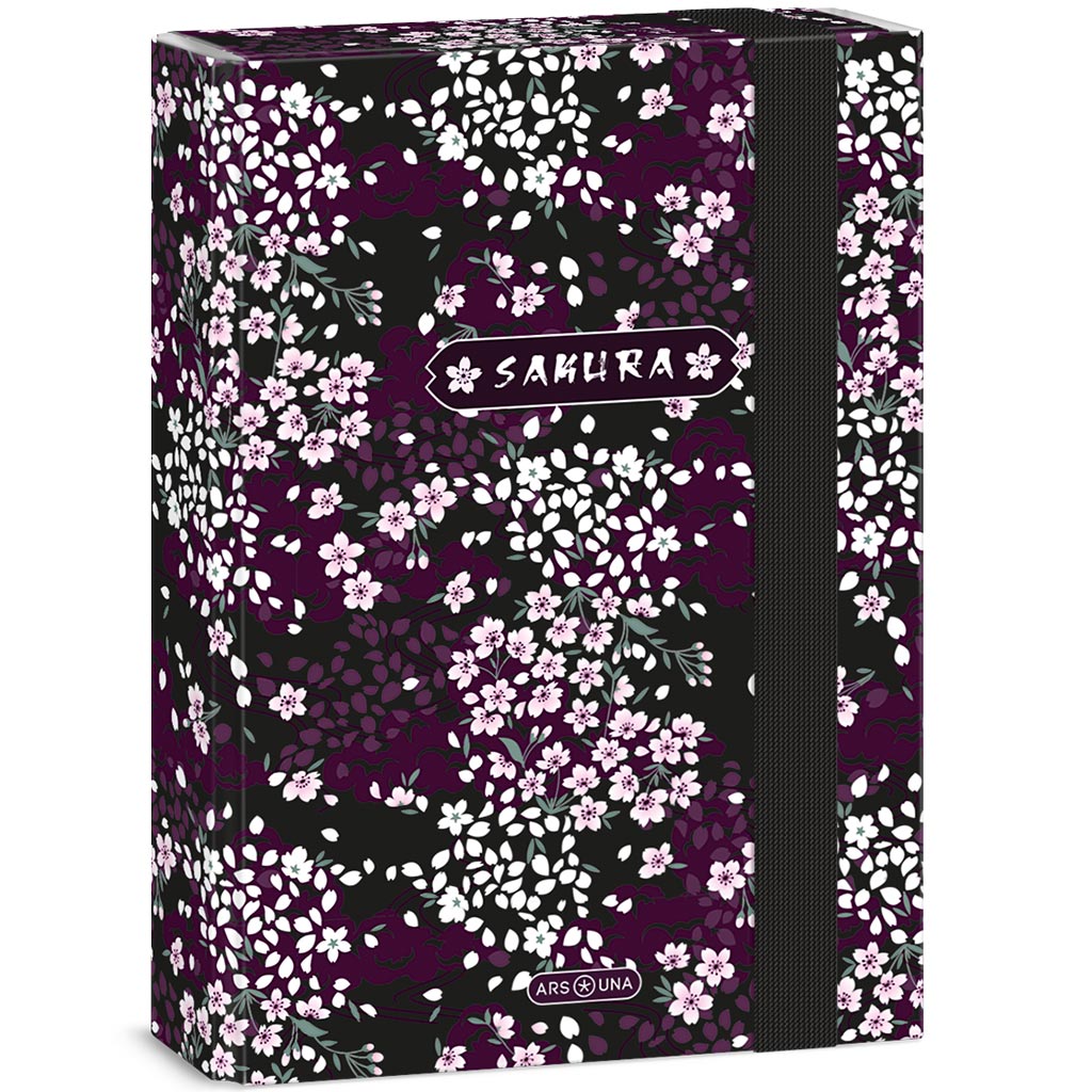 imagen de Ars Una: Caja de cuadernos con flores de Sakura A/5 1