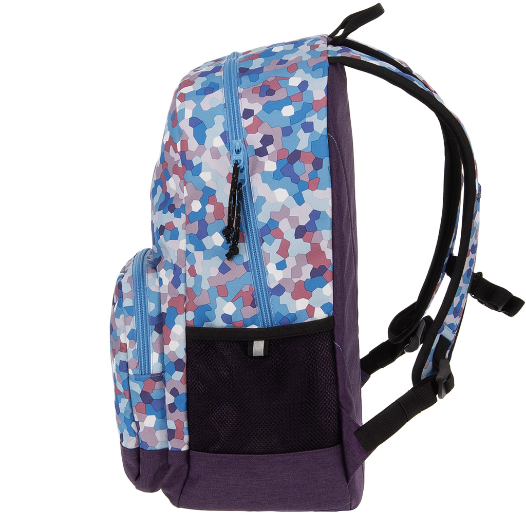 imagen de Ars Una: Caleidoscopio-azul mochila escolar AU-14 32x51x25cm 4