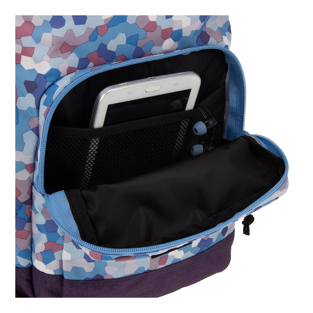 imagen de Ars Una: Caleidoscopio-azul mochila escolar AU-14 32x51x25cm 7