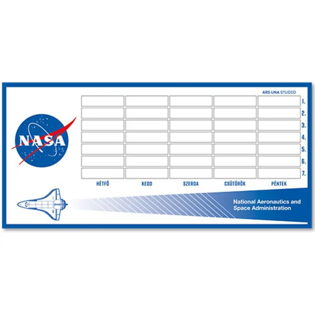 imagen de Ars Una: Calendario de dos caras de NASA 1