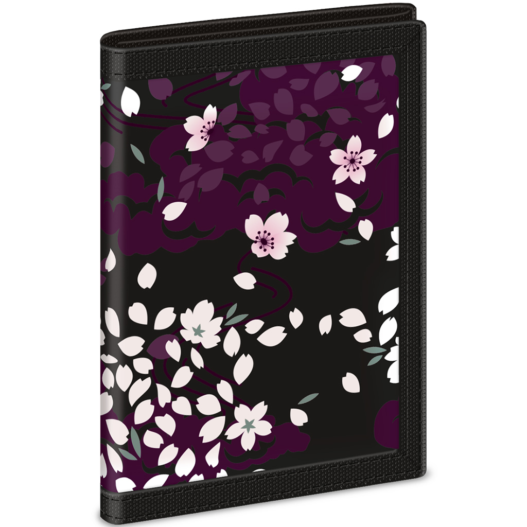 imagen de Ars Una: Cartera con flores de Sakura 9x12,5x2cm 1