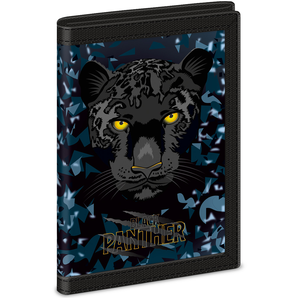 imagen de Ars Una: Cartera de pantera negra 9x12,5x2cm 1